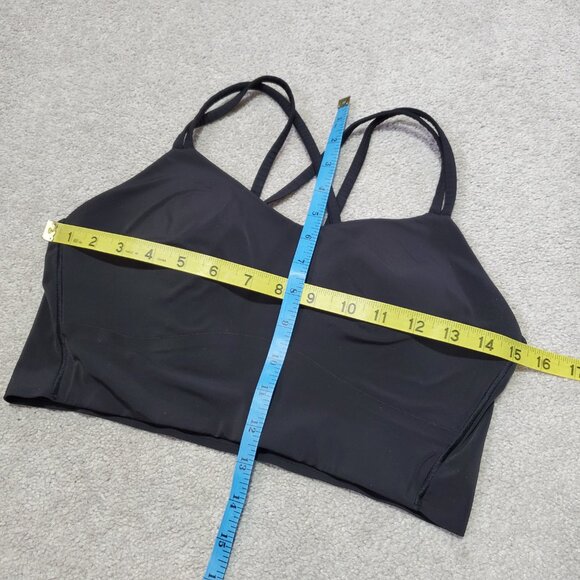 LULULEMON Like a Cloud Long Line Sports Bra Light Support Blk Women 10 (B/C Cup) - Picture 7 of 7